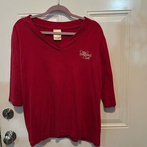 Red/White 3/4 length Pampered Chef Shirt
